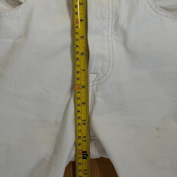 Vintage Levi's (circa 1990's) 501 jeans, white, size 31 - Picture 12 of 16